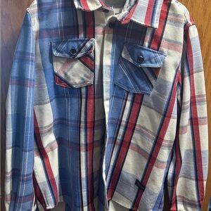 Silver Jeans Co Plaid Mens Shacket